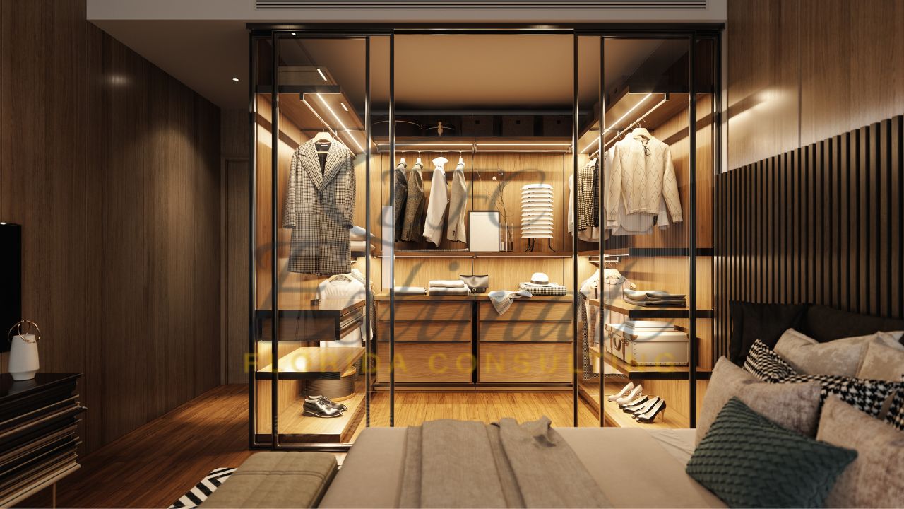 Luxury Custom Closets in Coral Gables