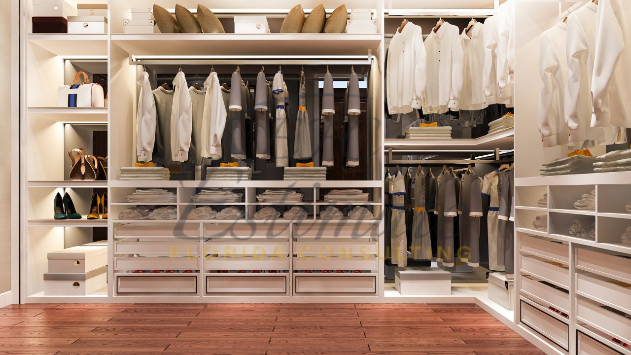 Luxury Custom Closets in Plantation