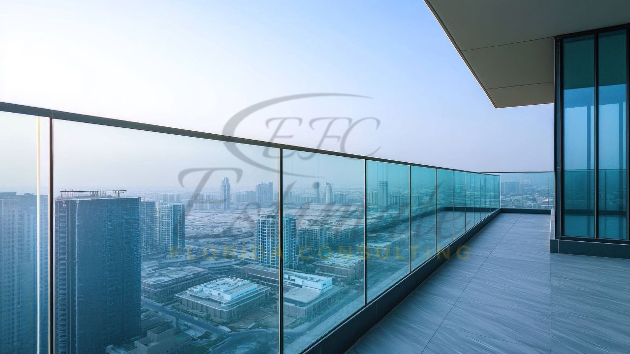 Modern Glass Railing Designs for High-Rise Condos in Miami