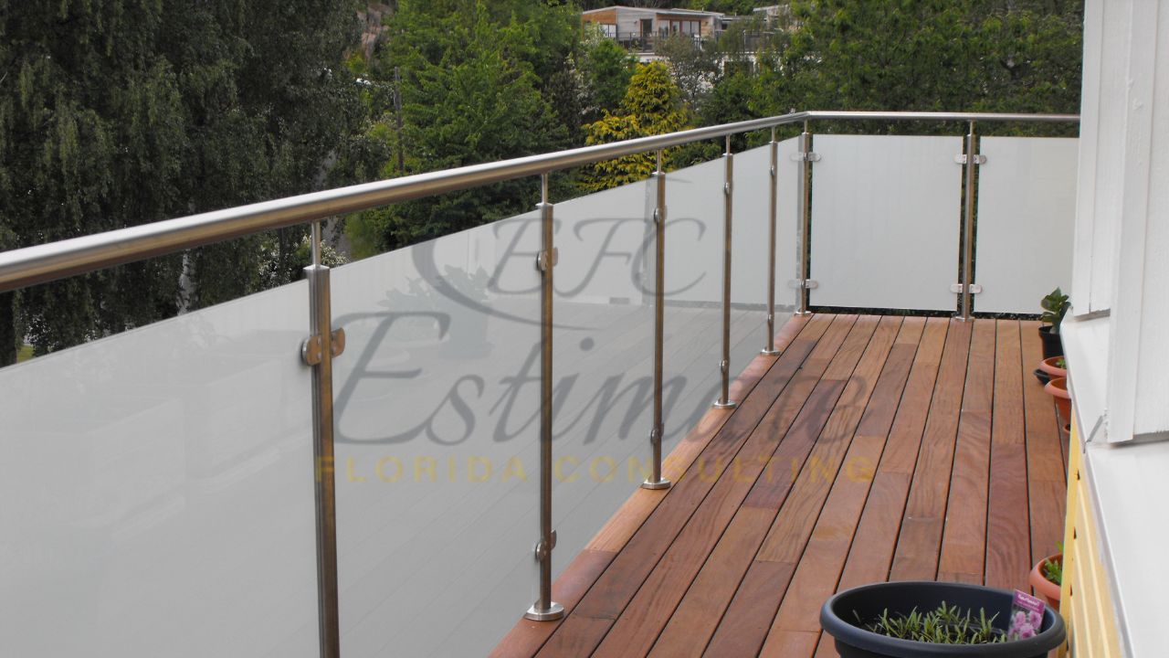 Semi-Frameless Glass Railing Installation in Palm Beach