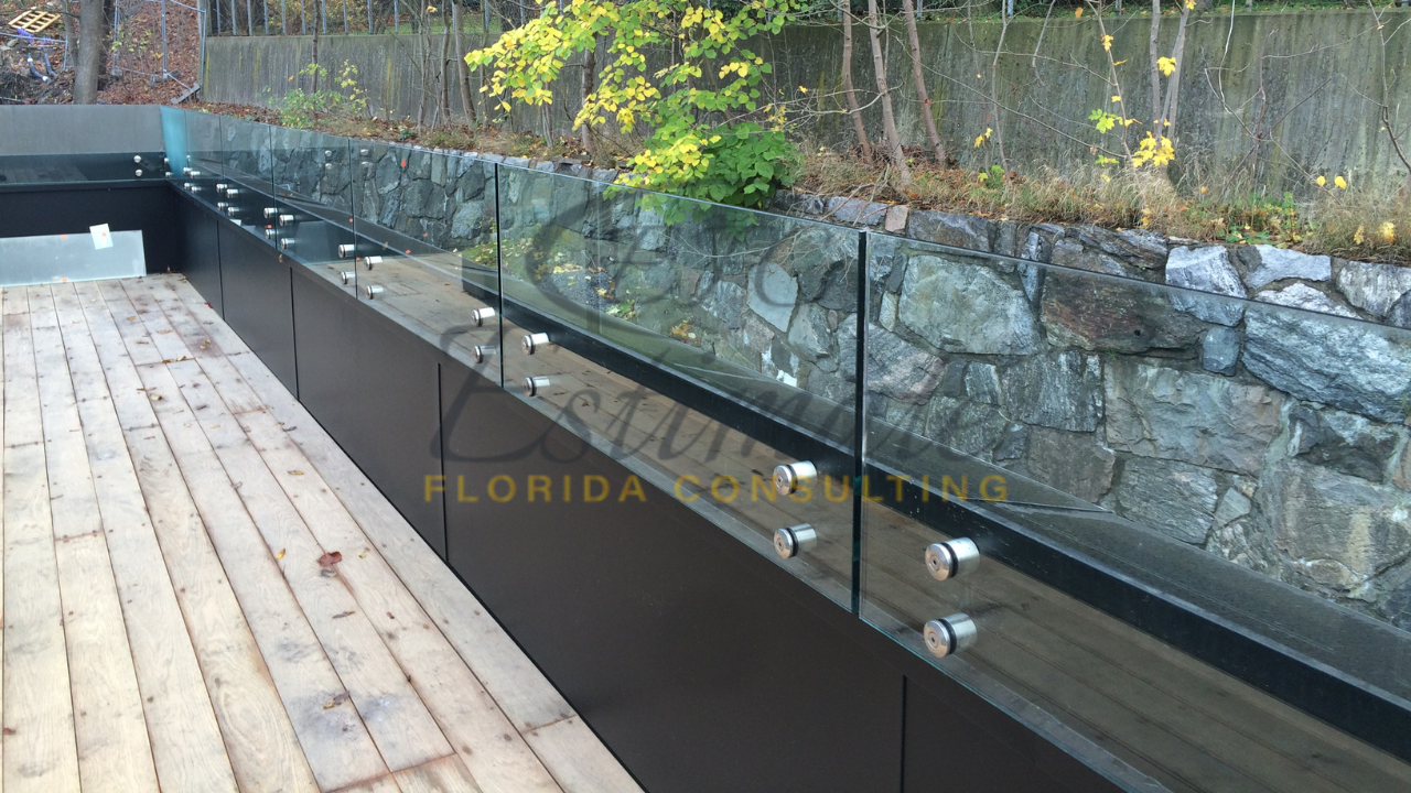 Frameless Glass Balustrade in Ocoee