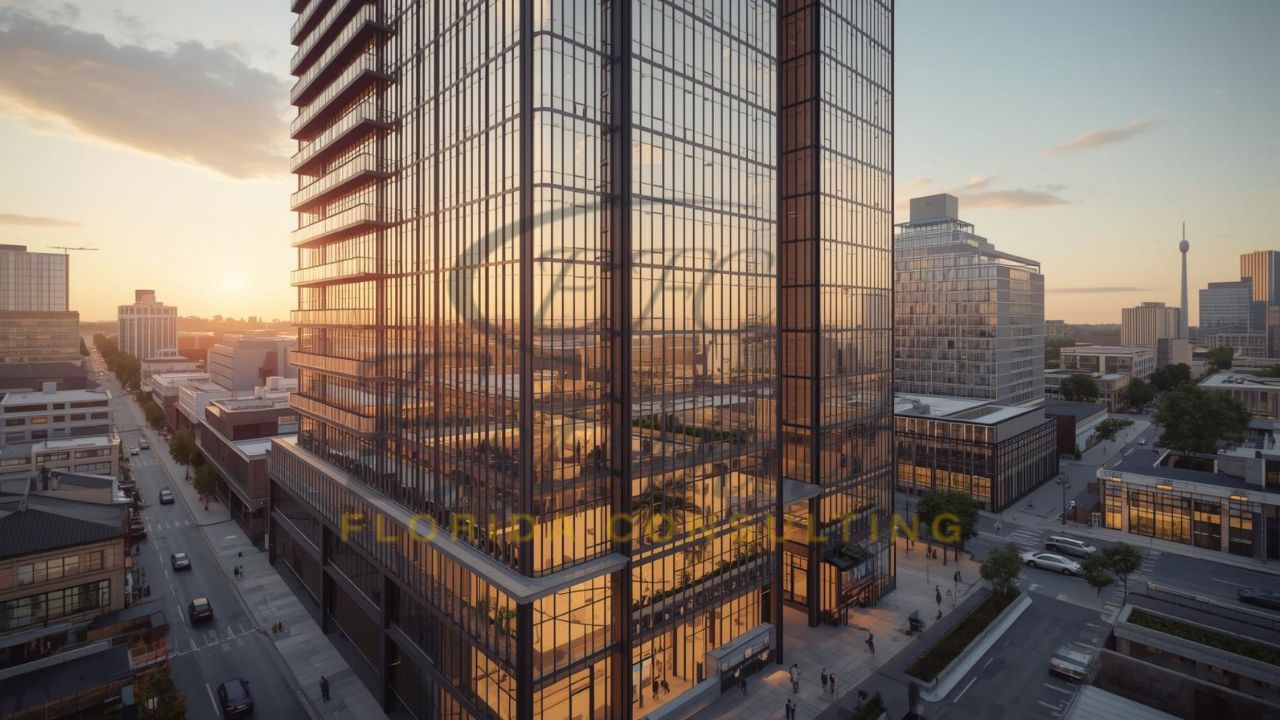 High-Rise Building 3D Rendering