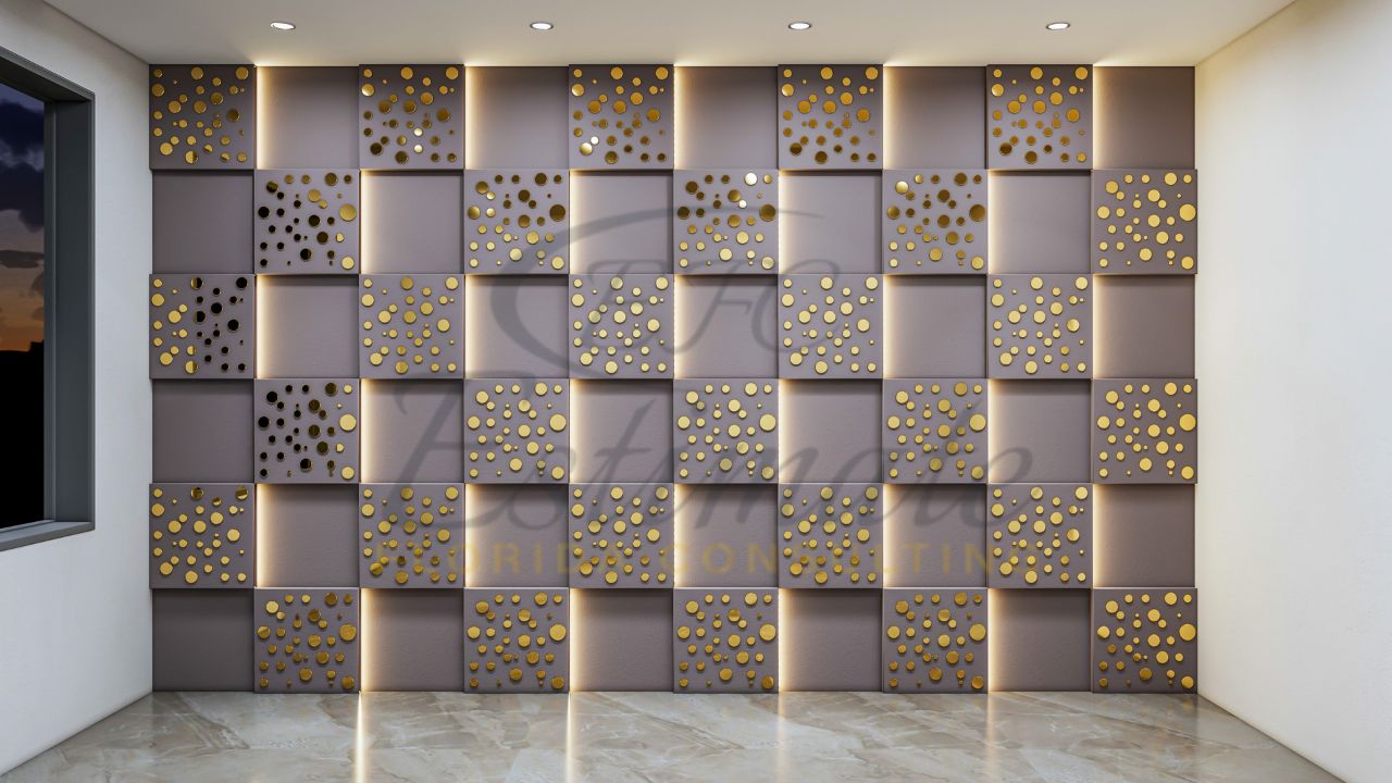 Living Room Wall Design in North Miami Beach