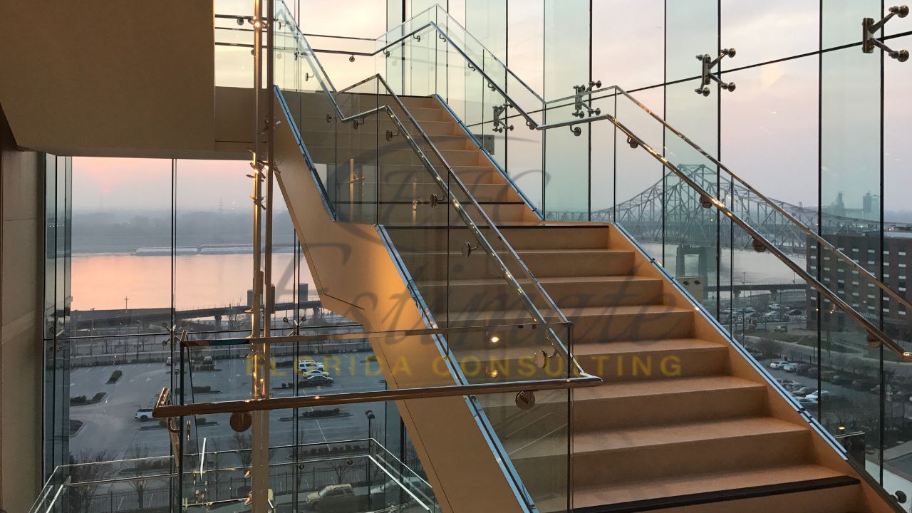 Commercial Glass Railing Services in Jacksonville