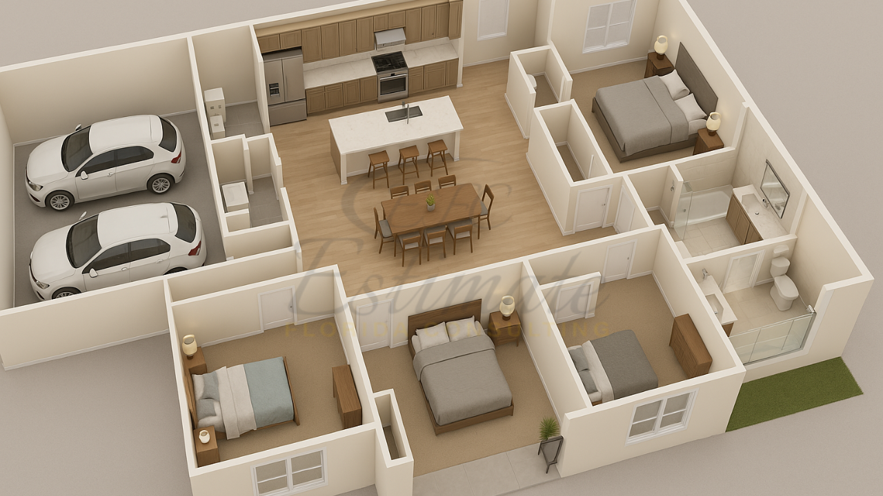 3D Architecture Floor Plan Services in Jacksonville