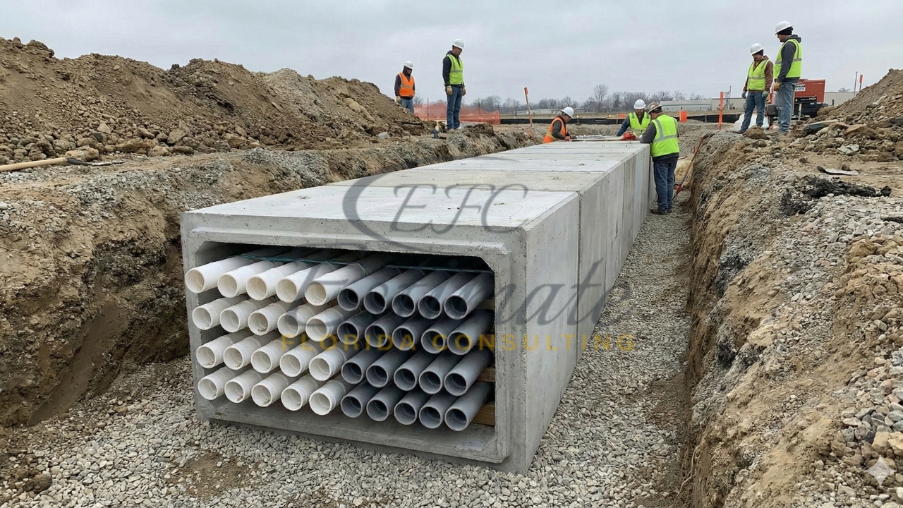 Concrete Duct Bank Cost Estimate