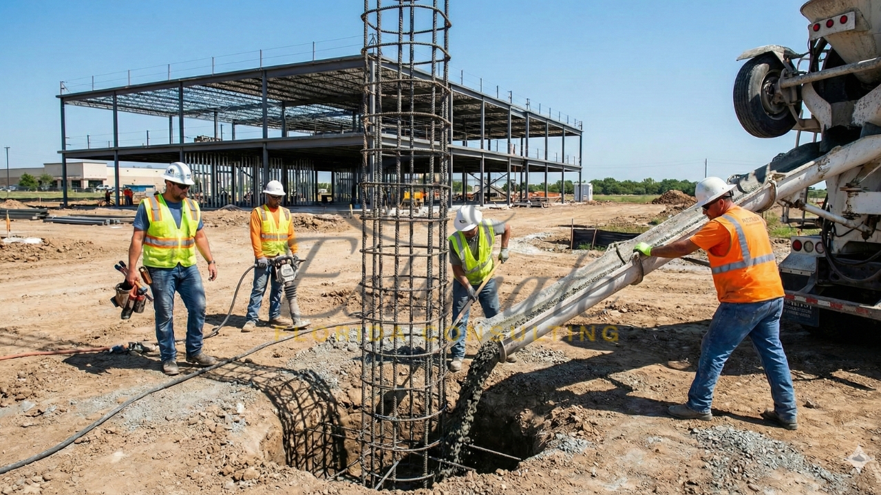 Post Hole Concrete Estimator