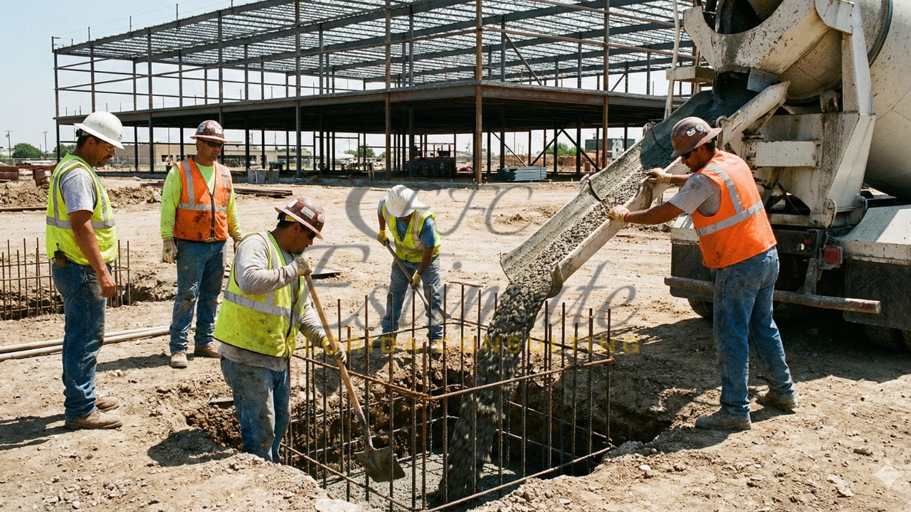 Post Hole Concrete Estimator