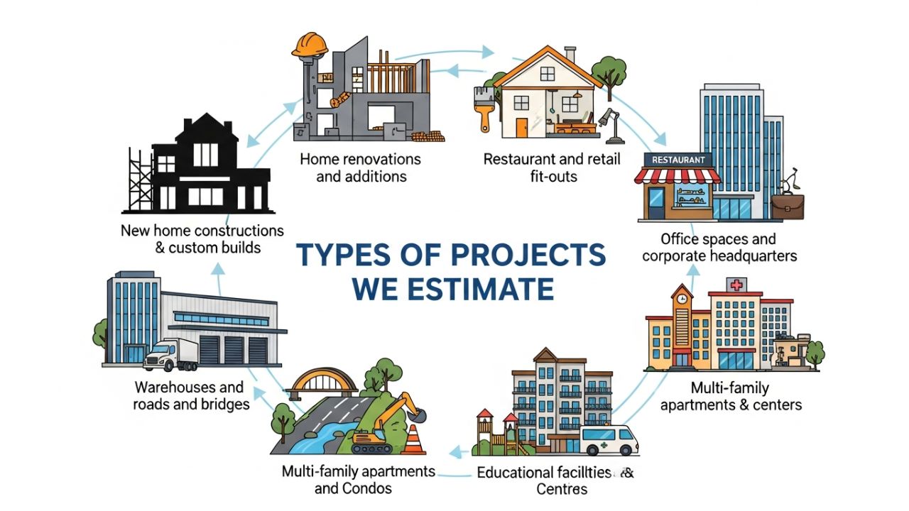 Types of Projects We Estimate