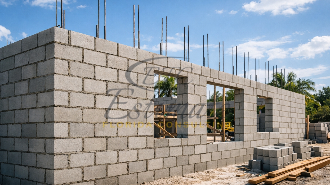 Concrete Block Wall Cost in Florida