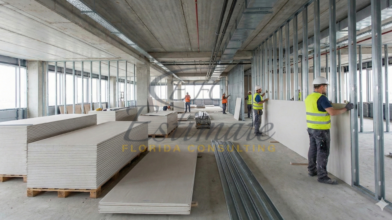 Drywall Cost Estimator for Commercial Projects
