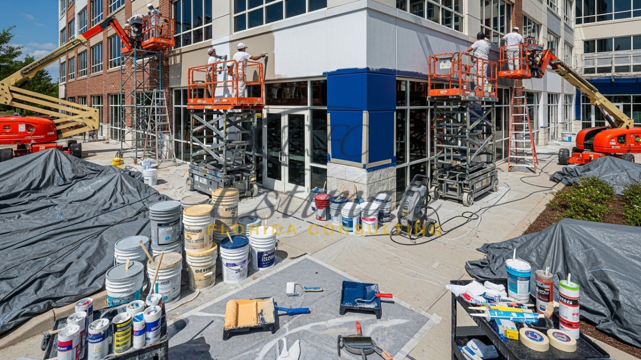 How to Estimate Paintable Surface Area for Commercial Buildings