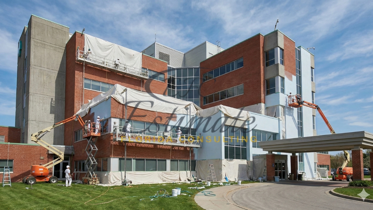 How to Estimate Paintable Surface Area for Commercial Buildings