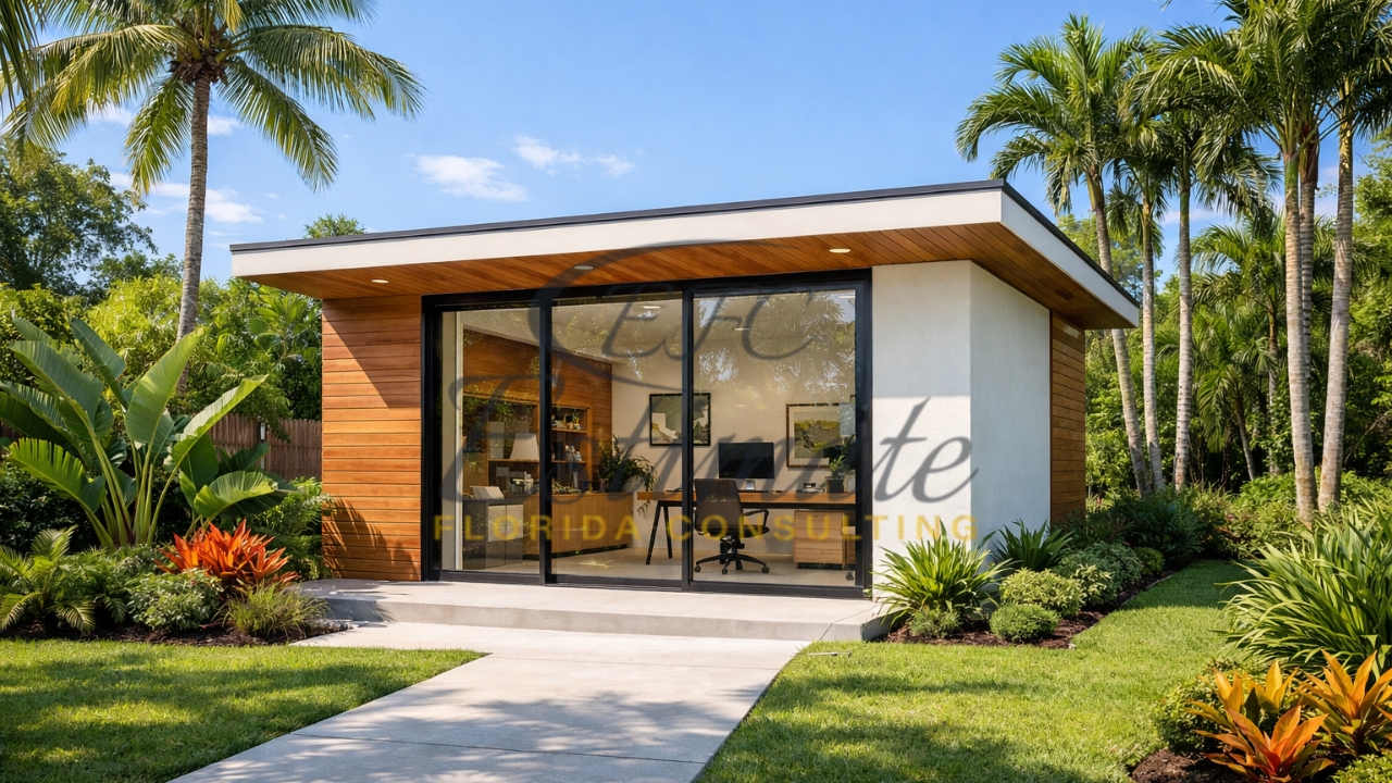 Backyard Office Construction Cost in Florida
