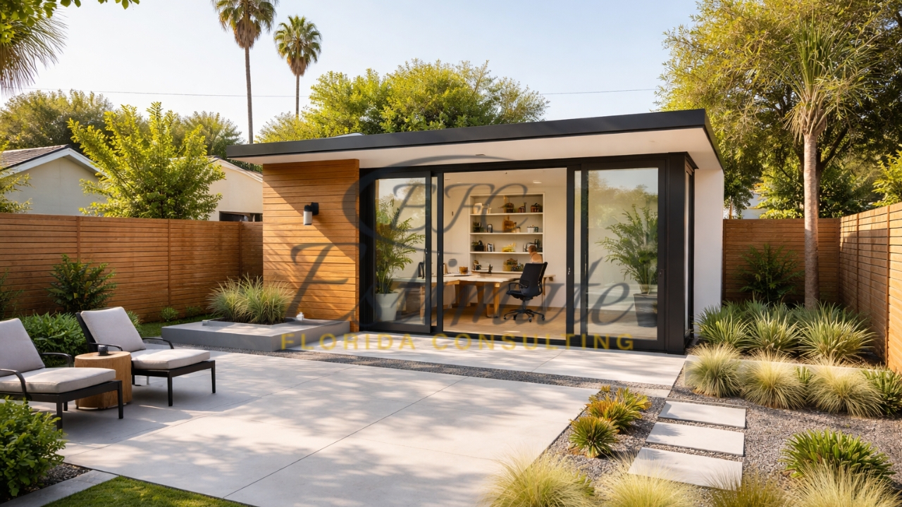 Backyard Office Construction Cost in Florida