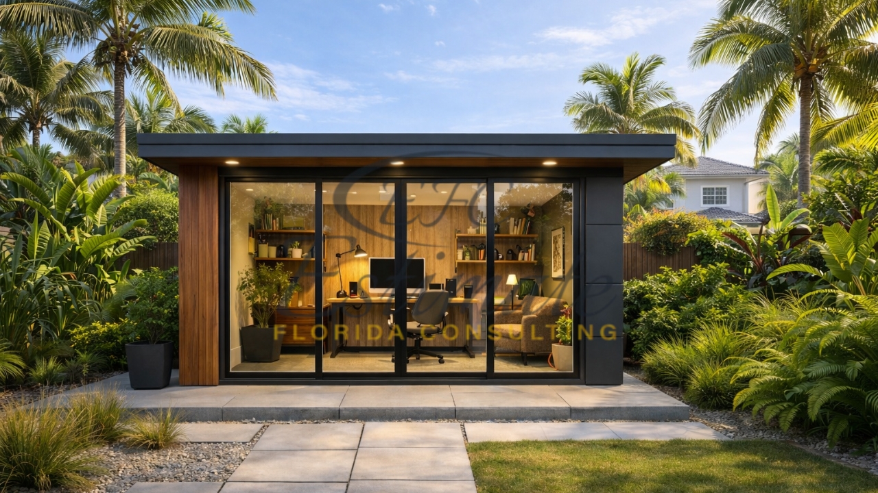 Backyard Office Construction Cost in Florida
