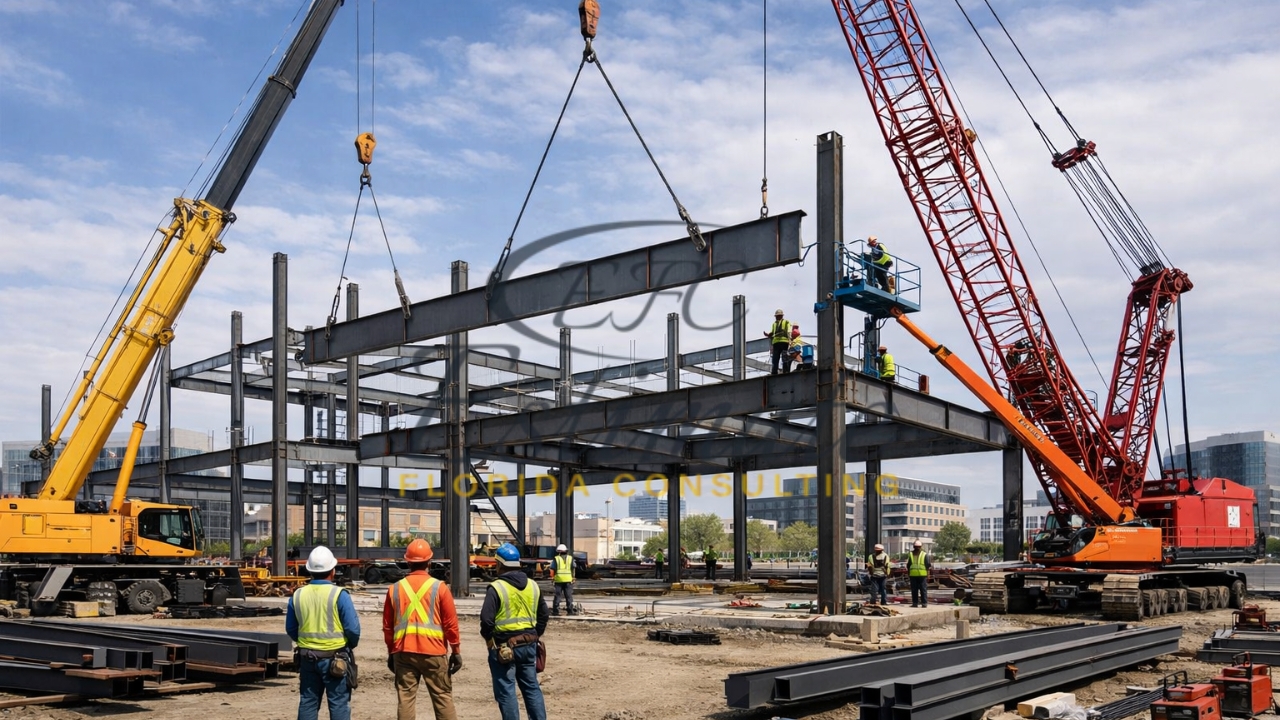 You are currently viewing Commercial Steel Frame Construction in Florida