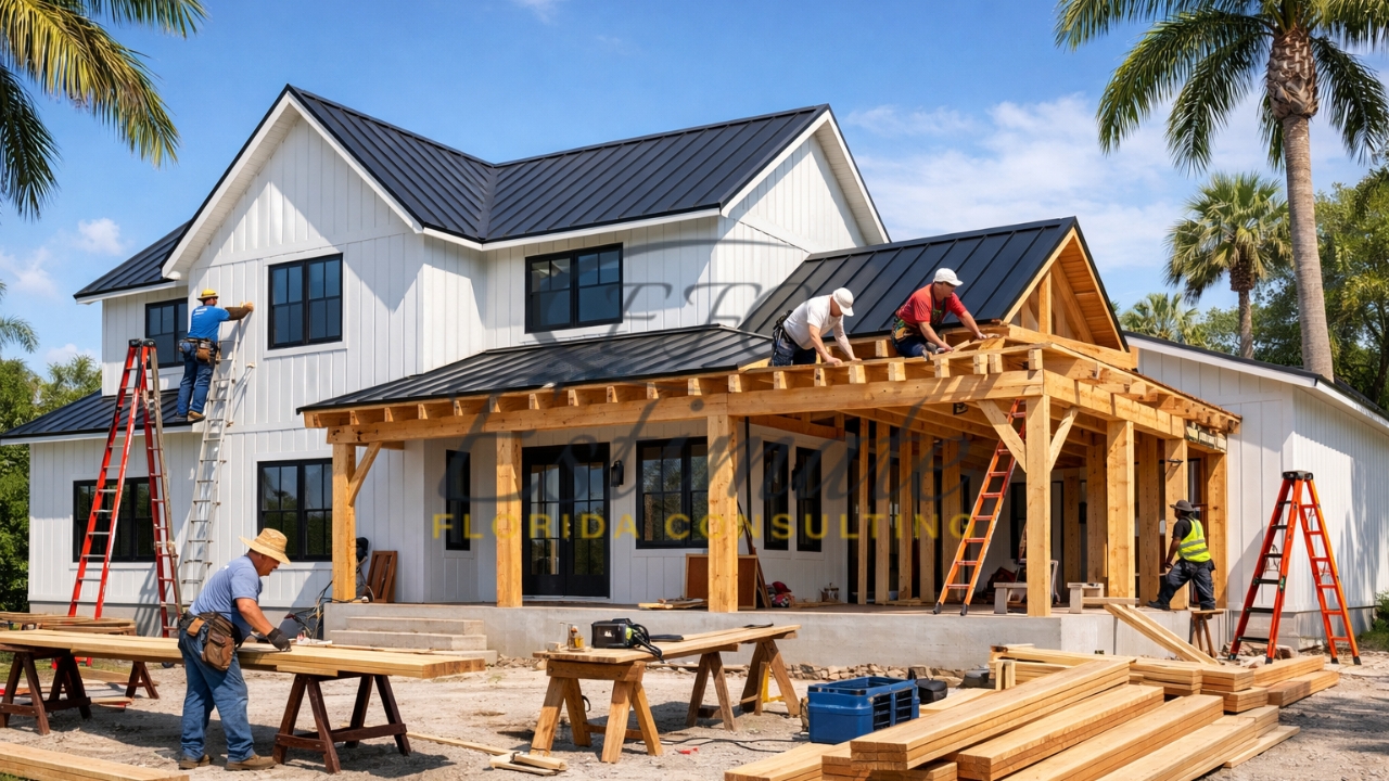 Modern Farmhouse Construction Estimate in Florida