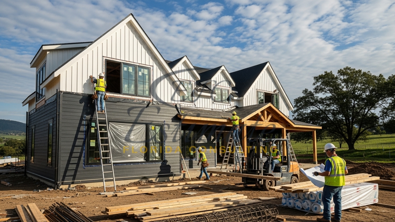 Modern Farmhouse Construction Estimate in Florida