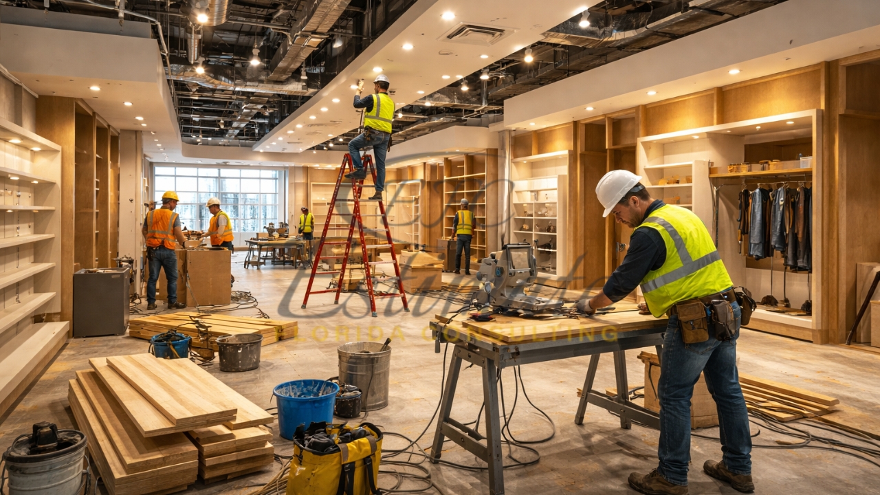 Retail Space Renovation Cost Florida
