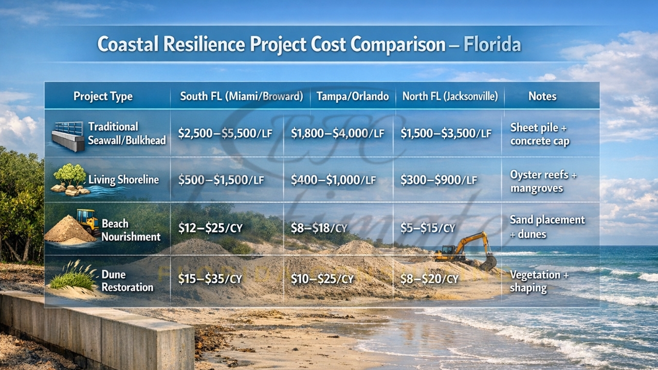 Coastal Resilience Project Estimator Florida