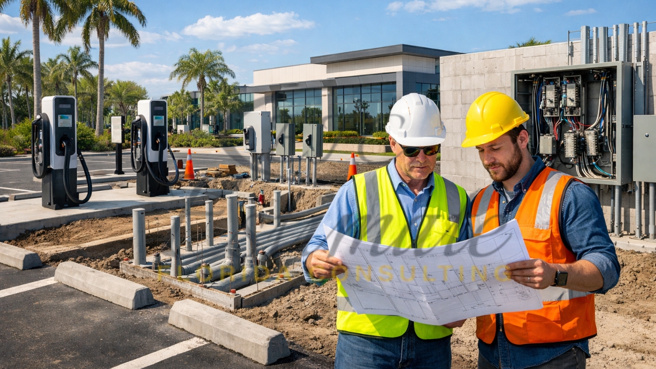 EV infrastructure permitting Florida