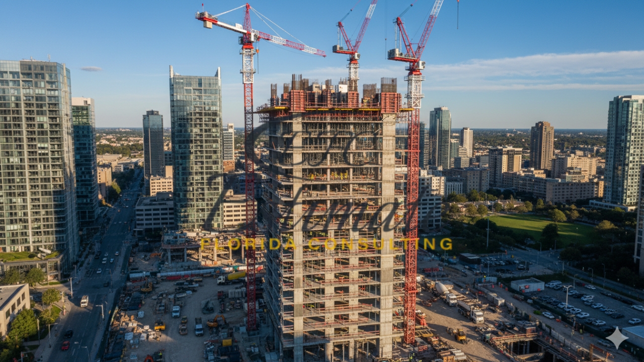 Florida Building Construction Project Cost Breakdown 