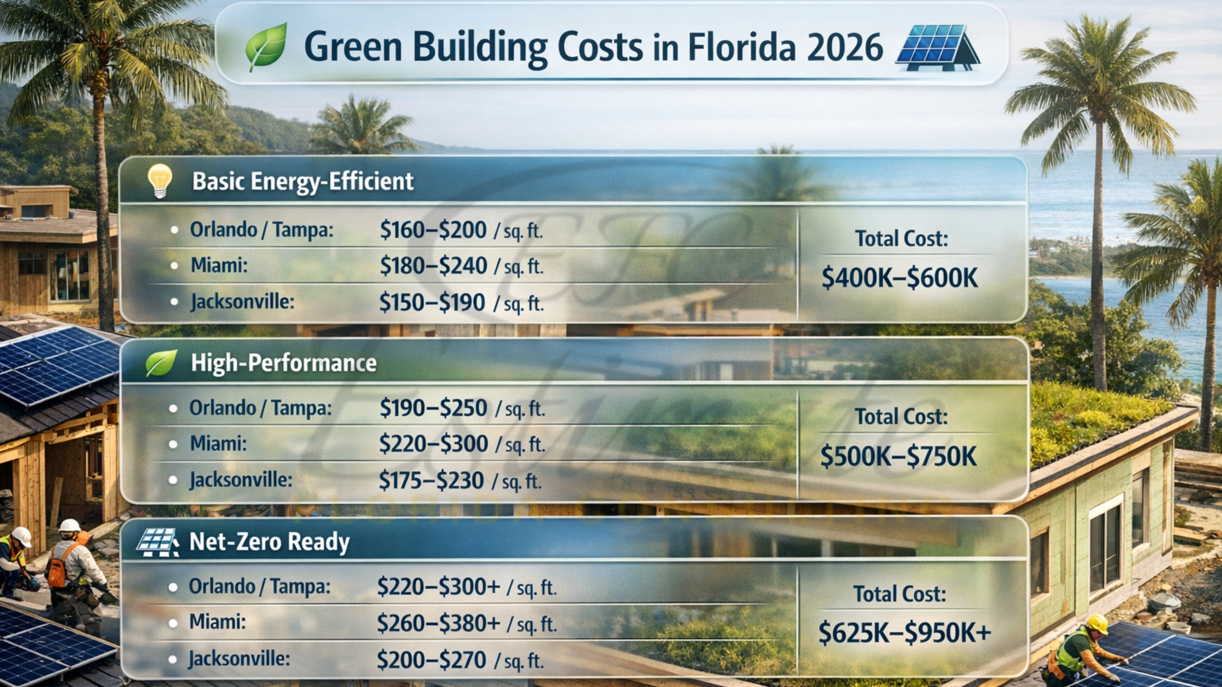 Green Building Costs in Florida