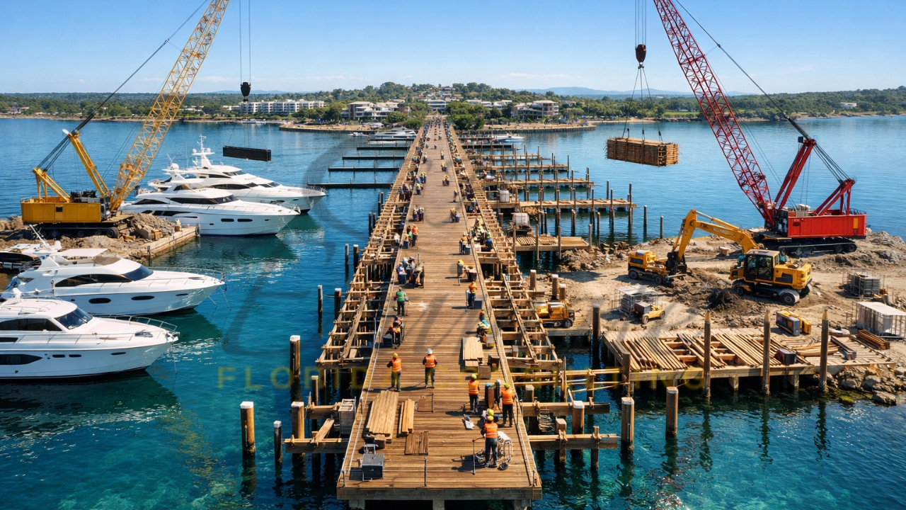 Marine Construction Dock Costs in Miami FL