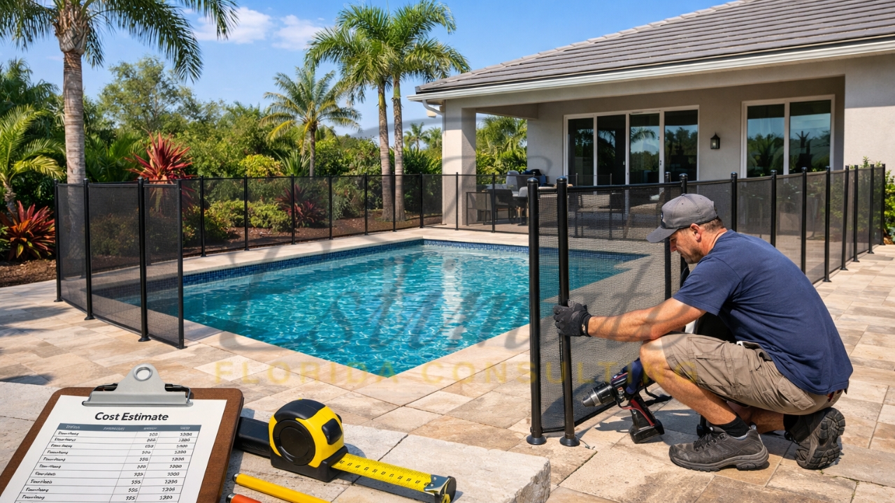 Mesh Pool Barrier Installation Costs in Florida