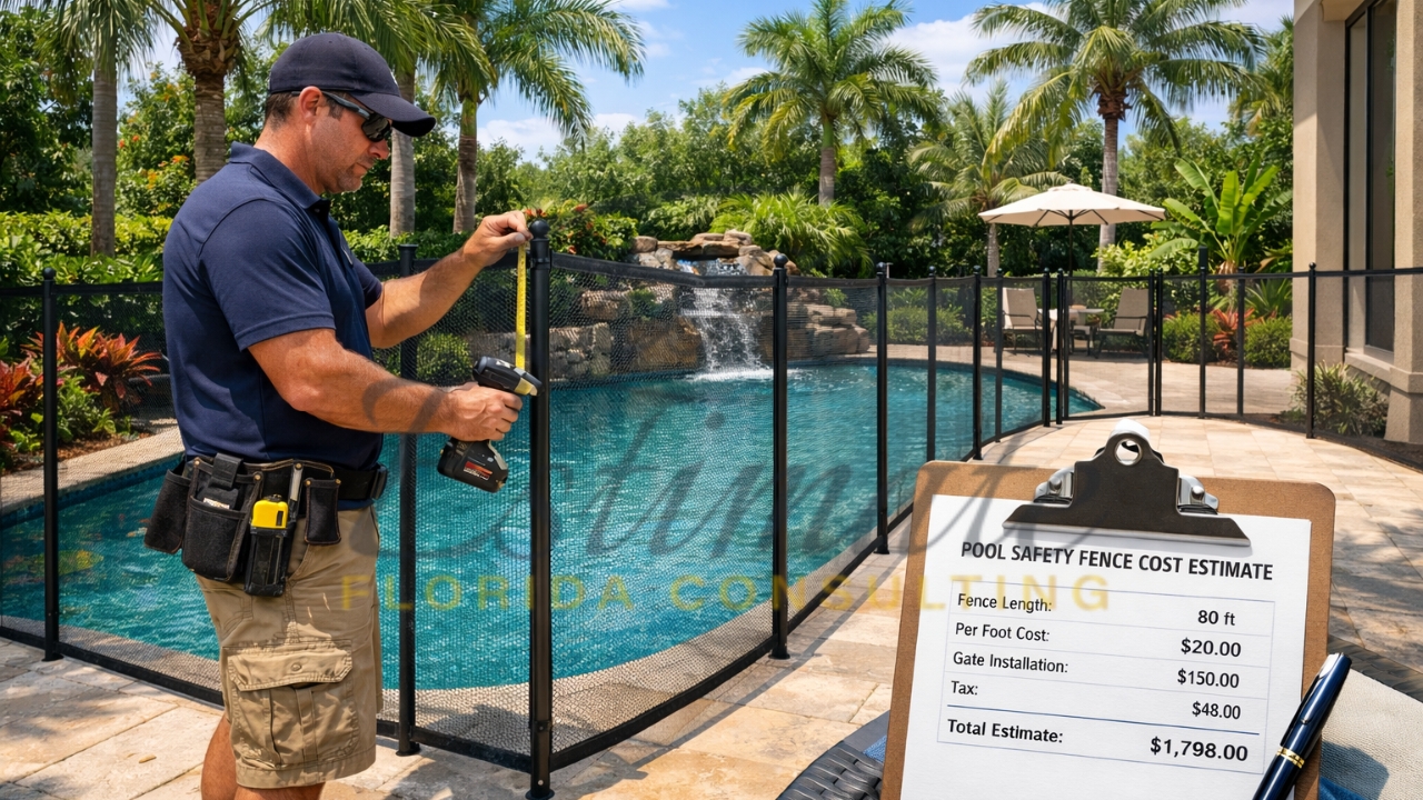 Mesh Pool Barrier Installation Costs in Florida