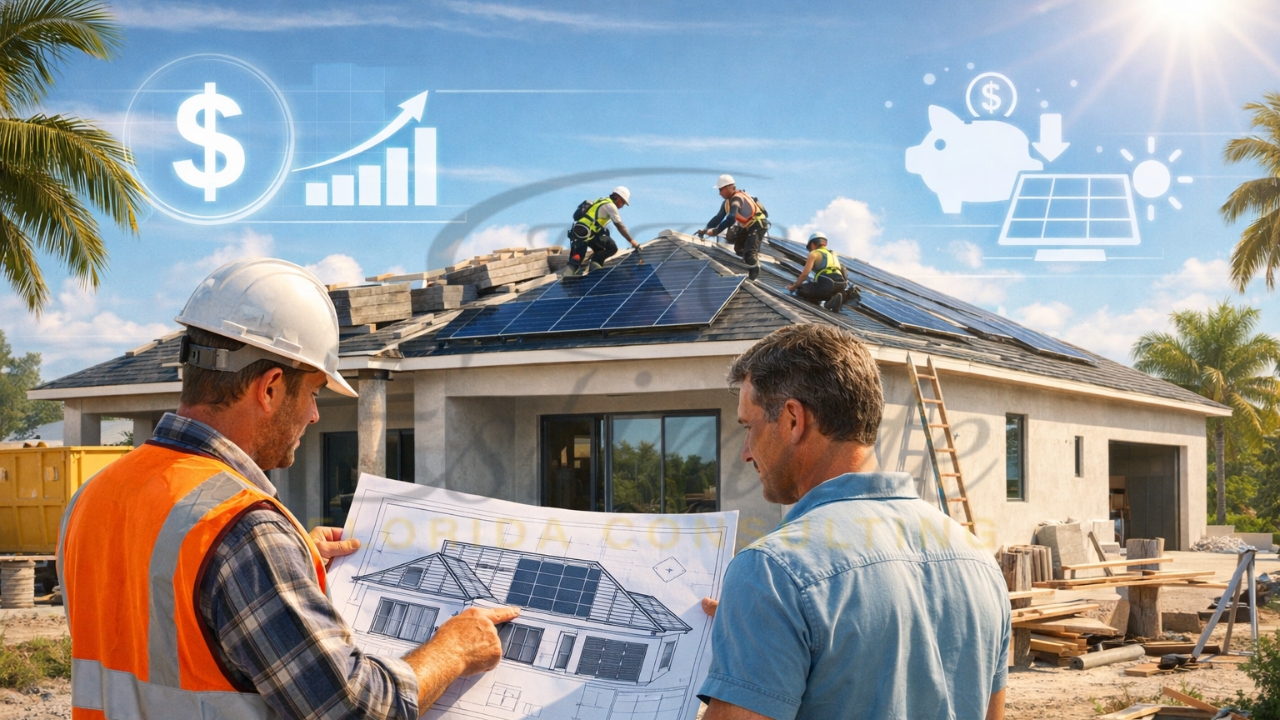 Solar Ready Home Construction Costs in Florida