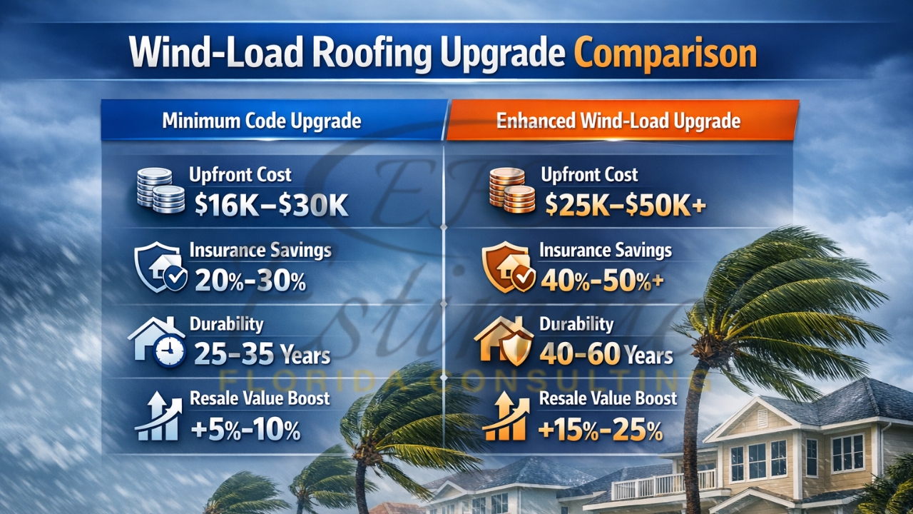 Wind-Load Roofing Upgrade Costs in Florida